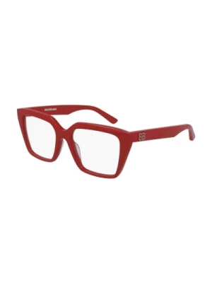 Odważne Czerwone Okulary Balenciaga