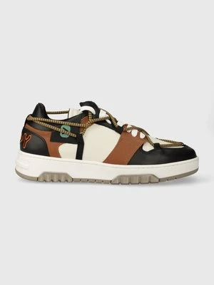 Off Play sneakersy skórzane SORRENTO kolor brązowy SORRENTO 1 BROWN SHELL COGNAC LOW TOP