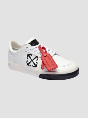 OFF-WHITE Białe sneakersy New Low Vulcanized Leather Off White