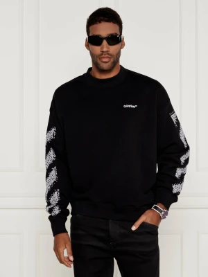 OFF-WHITE Bluza Pixel diag skate | Regular Fit Off White czarny