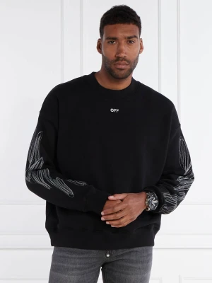 OFF-WHITE Bluza | Regular Fit Off White czarny