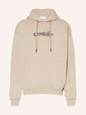 Off-White Bluza Z Kapturem beige