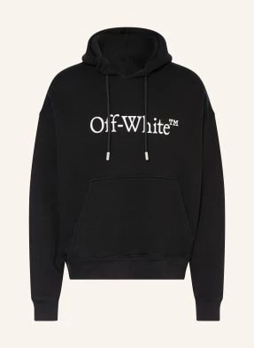 Off-White Bluza Z Kapturem Big Bookish schwarz