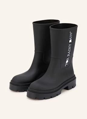 Off-White Botki Gumowe Reboot schwarz