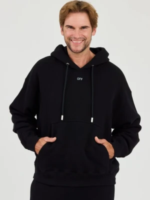 OFF-WHITE Czarna męska bluza Off Stamp Skate Hoodie, Rozmiar XXL Off White