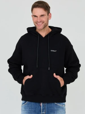 OFF-WHITE Czarna męska bluza, Rozmiar XL Off White