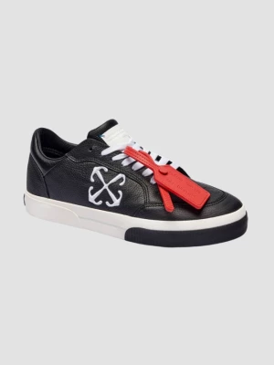 OFF-WHITE Czarne sneakersy New Low Vulcanized Leather Off White