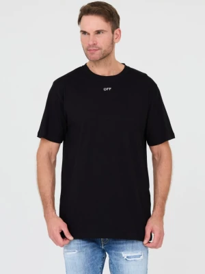 OFF-WHITE Czarny męski t-shirt, Rozmiar M Off White