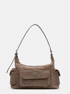 Off-White Dumbo.B torebka damska zamszowa