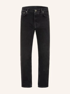 Off-White Dżinsy Script Logo Tapered Fit schwarz