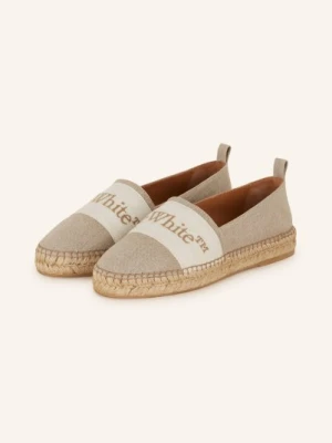 Off-White Espadryle Bookish beige