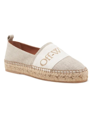 OFF-WHITE Espadryle | z dodatkiem skóry