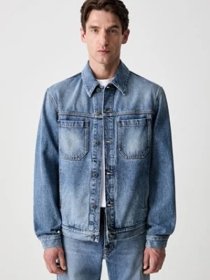 Off-White Half Arrow kurtka jeansowa męska