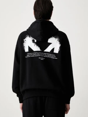 Off-White Half Arrows bluza z kapturem bawełniana męska