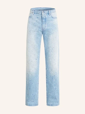 Off-White Jeansy Straight Fit blau