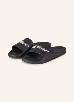 Off-White Klapki Bookish Sliders schwarz