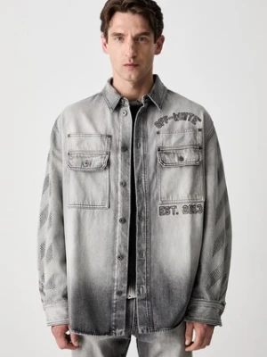 Off-White koszula jeansowa męska