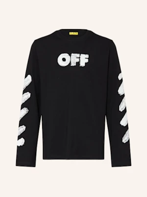 Off-White Koszulka Z Długim Rękawem schwarz