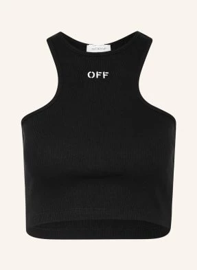 Off-White Krótki Top schwarz