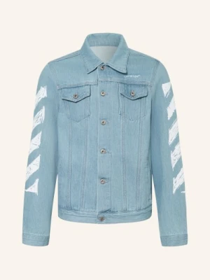 Off-White Kurtka Dżinsowa Diag blau