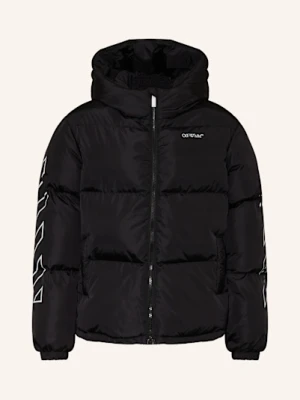 Off-White Kurtka Pikowana Bookish schwarz