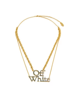 Off-White Naszyjnik OWOB097S23MET0028445 Złoty