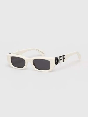 Off-White okulary przeciwsłoneczne kolor biały OERI124_490107