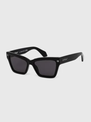 Off-White okulary przeciwsłoneczne kolor czarny OERI110_541007