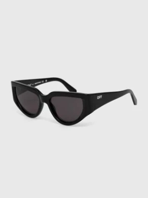 Off-White okulary przeciwsłoneczne kolor czarny OERI116_551007