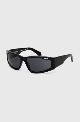 Off-White okulary przeciwsłoneczne kolor czarny OERI118_641007