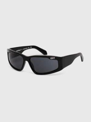 Off-White okulary przeciwsłoneczne kolor czarny OERI118_641007