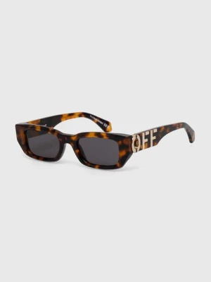 Off-White okulary przeciwsłoneczne kolor czarny OERI124_496007