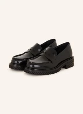 Off-White Penny Loafers Combat schwarz