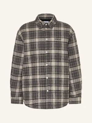 Off-White Pikowany Overjacket grau