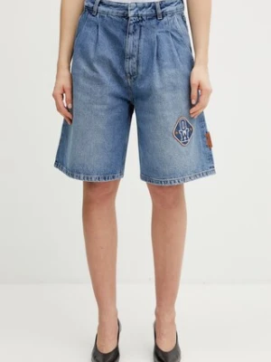 Off-White Royal Patch Denim bermudy jeansowe damskie Off White