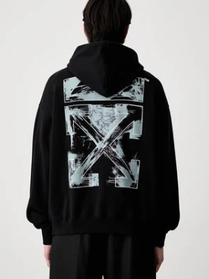 Off-White Rubbed Paint Arrows bluza z kapturem bawełniana męska