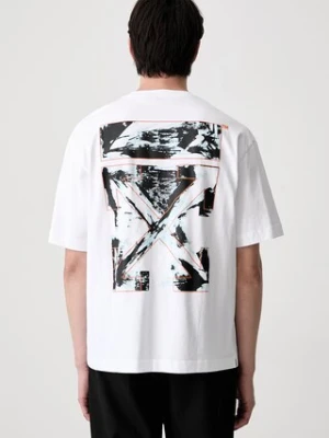 Off-White Rubbed Paint Arrows T-shirt bawełniany męski Off White
