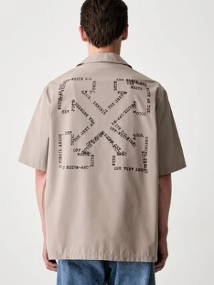 Off-White Script Arrow koszula bawełniana męska