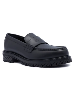 OFF-WHITE Skórzane loafersy