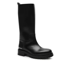 OFF-WHITE Skórzane oficerki