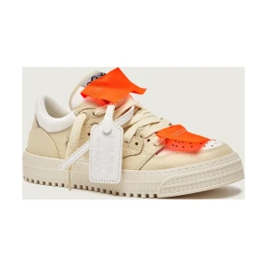 OFF-WHITE Skórzane sneakersy 3.0 Court Low Top