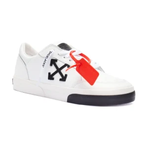 OFF-WHITE Skórzane sneakersy NEW LOW VULCANIZED