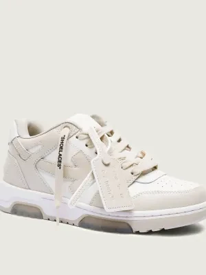 OFF-WHITE Skórzane sneakersy OUT OF OFFICE