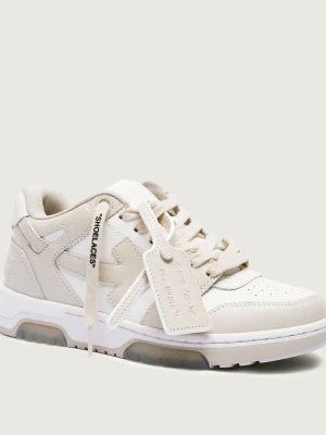 OFF-WHITE Skórzane sneakersy OUT OF OFFICE