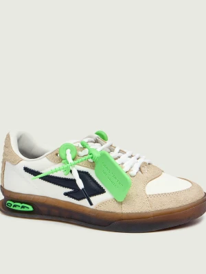 OFF-WHITE Skórzane sneakersy W-END OF PLAY | zamsz