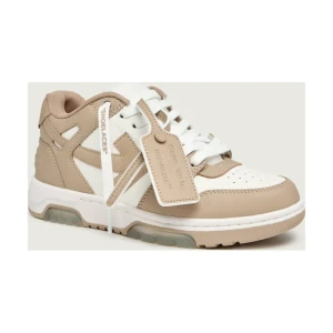 OFF-WHITE Skórzane sneakersy W-OUT OF OFFICE