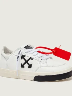 OFF-WHITE Skórzane sneakersy W-VULC LOW