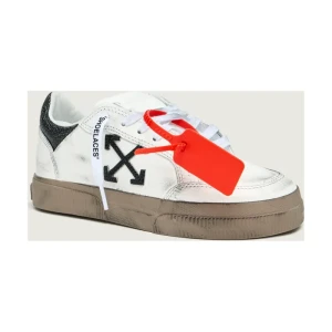 OFF-WHITE Skórzane sneakersy W-VULC LOW