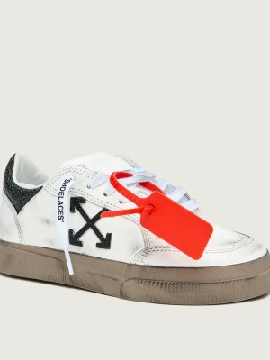 OFF-WHITE Skórzane sneakersy W-VULC LOW