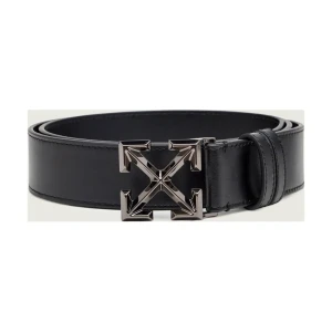 OFF-WHITE Skórzany pasek ARROW